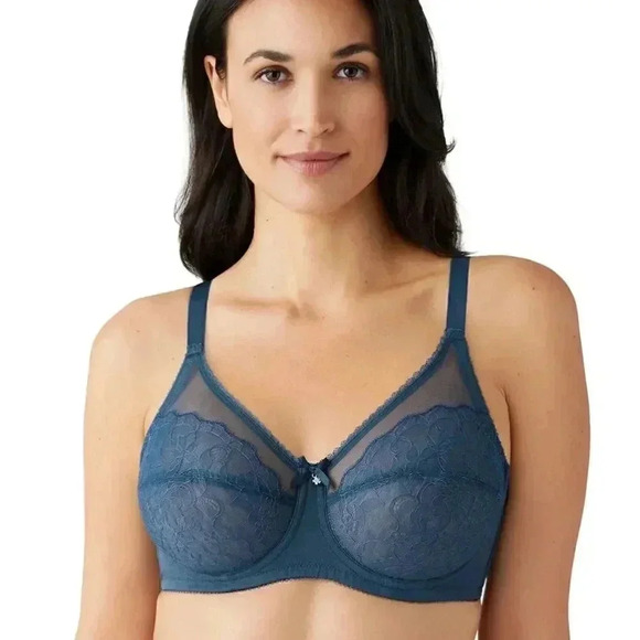 NWOT Wacoal Retro Chic Full Figure  Underwire Bra 42D - Picture 1 of 6